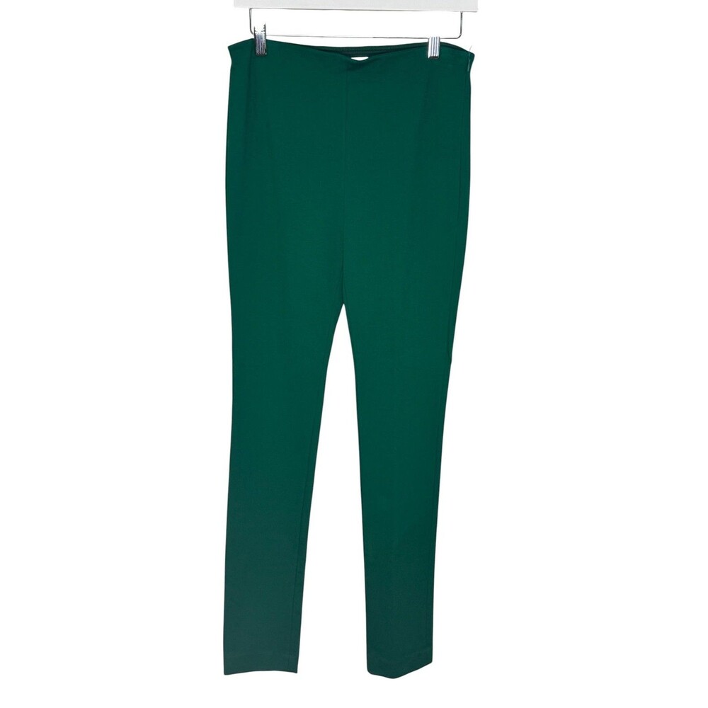Missoni Dress Pants Womens 42 Medium Green Knit Slim Stretch Pull On Portugal